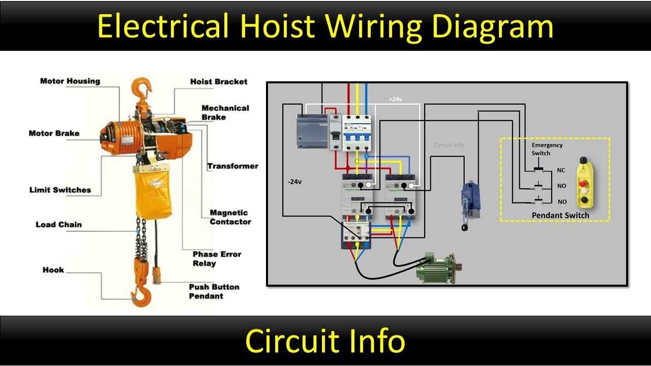 3 phase electric hoist wiring diagram