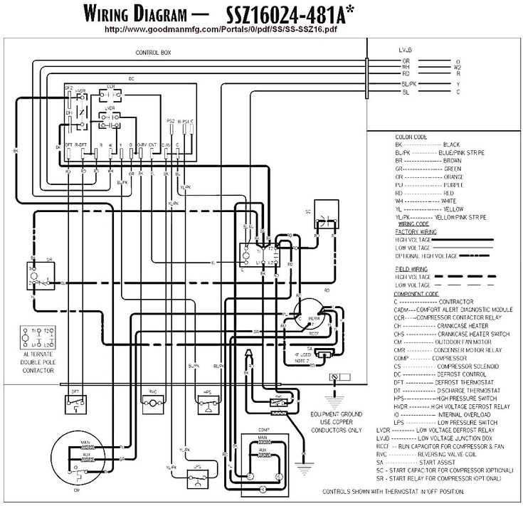 goodman aruf wiring diagram