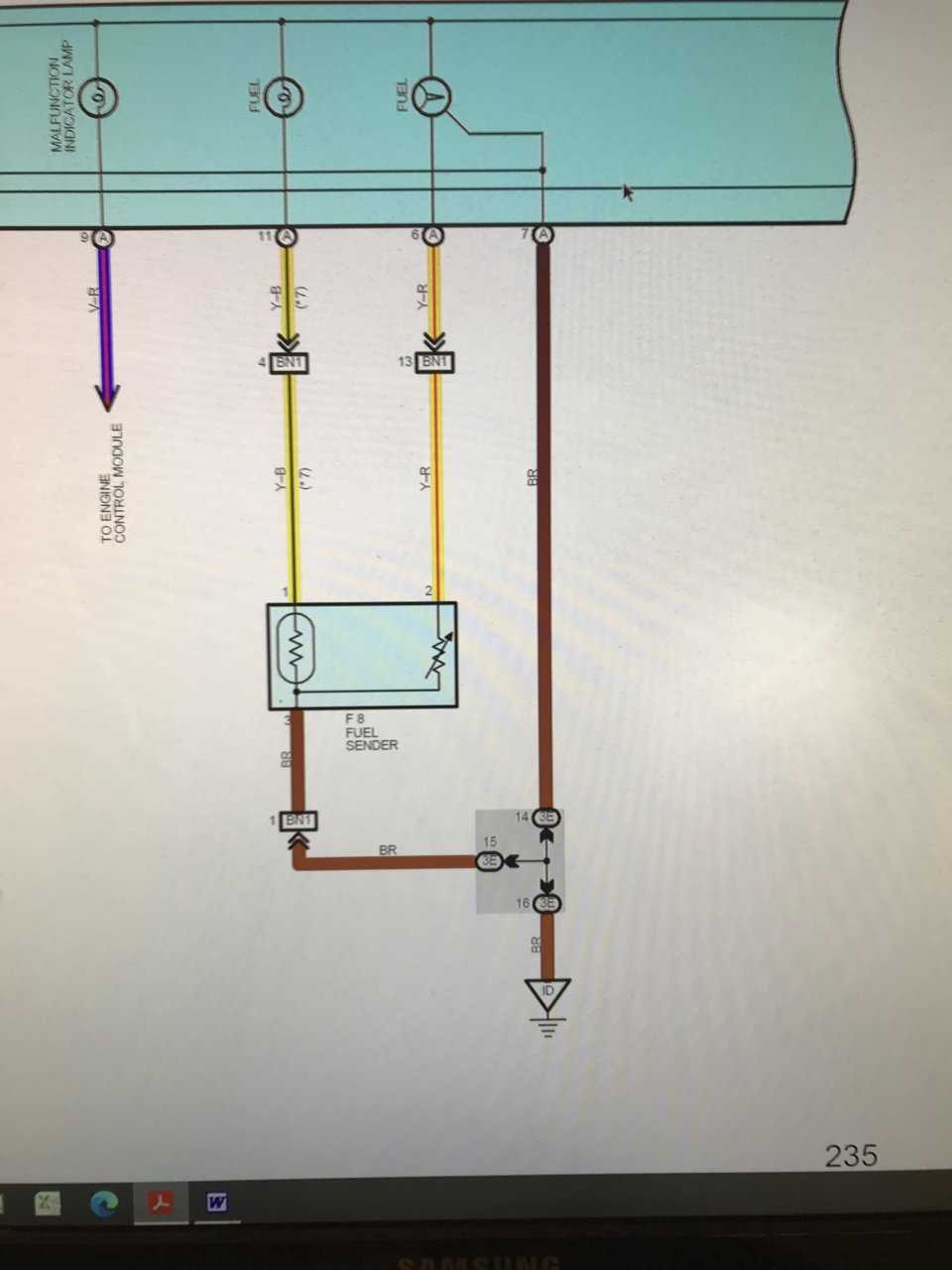 fuel sender wiring diagram