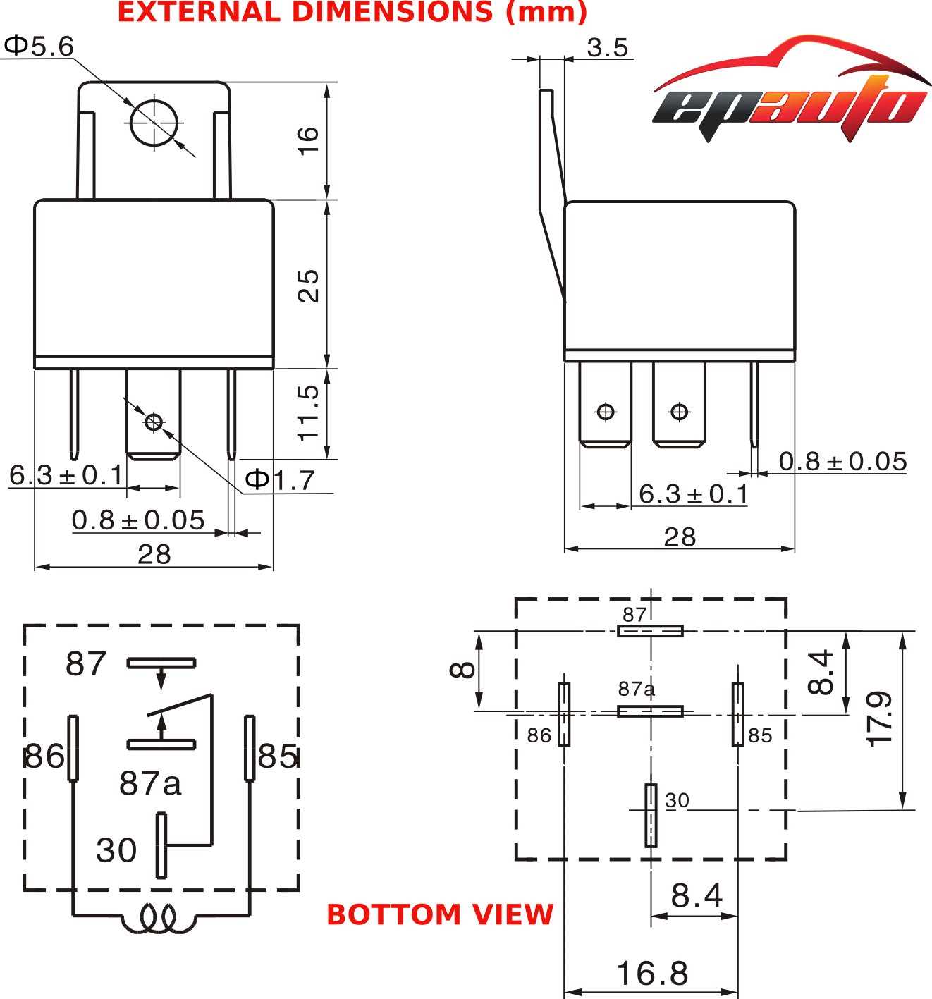 40 amp relay wiring diagram