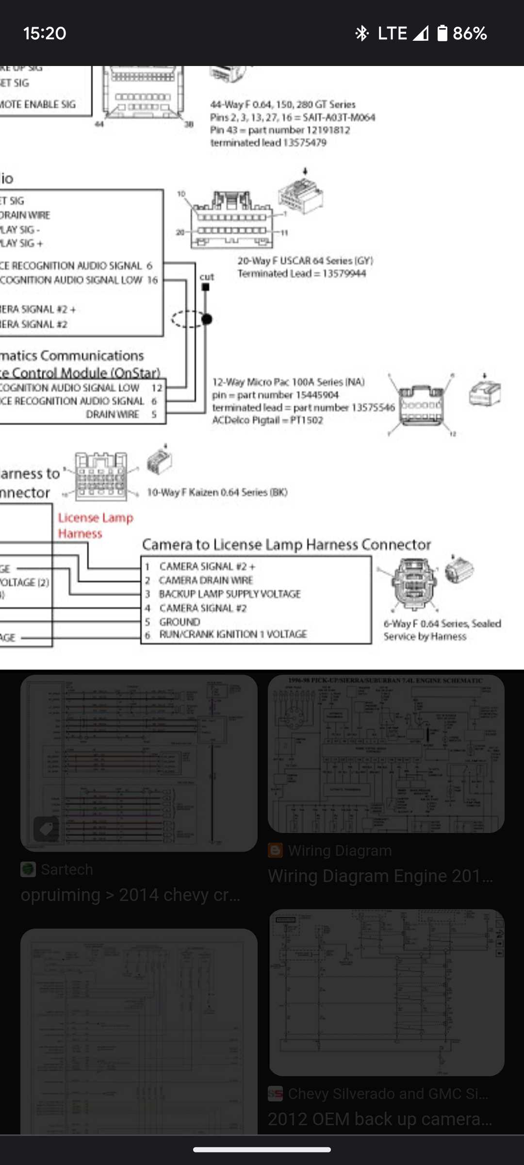 gm backup camera wiring diagram