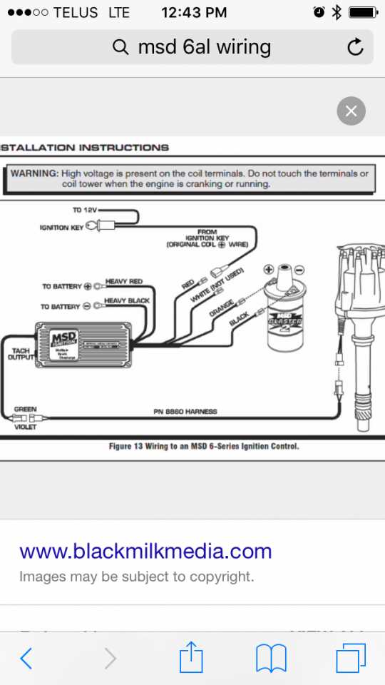 msd ignition 6al wiring diagram