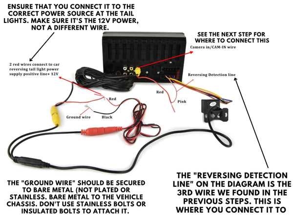 reverse camera gm backup camera wiring diagram