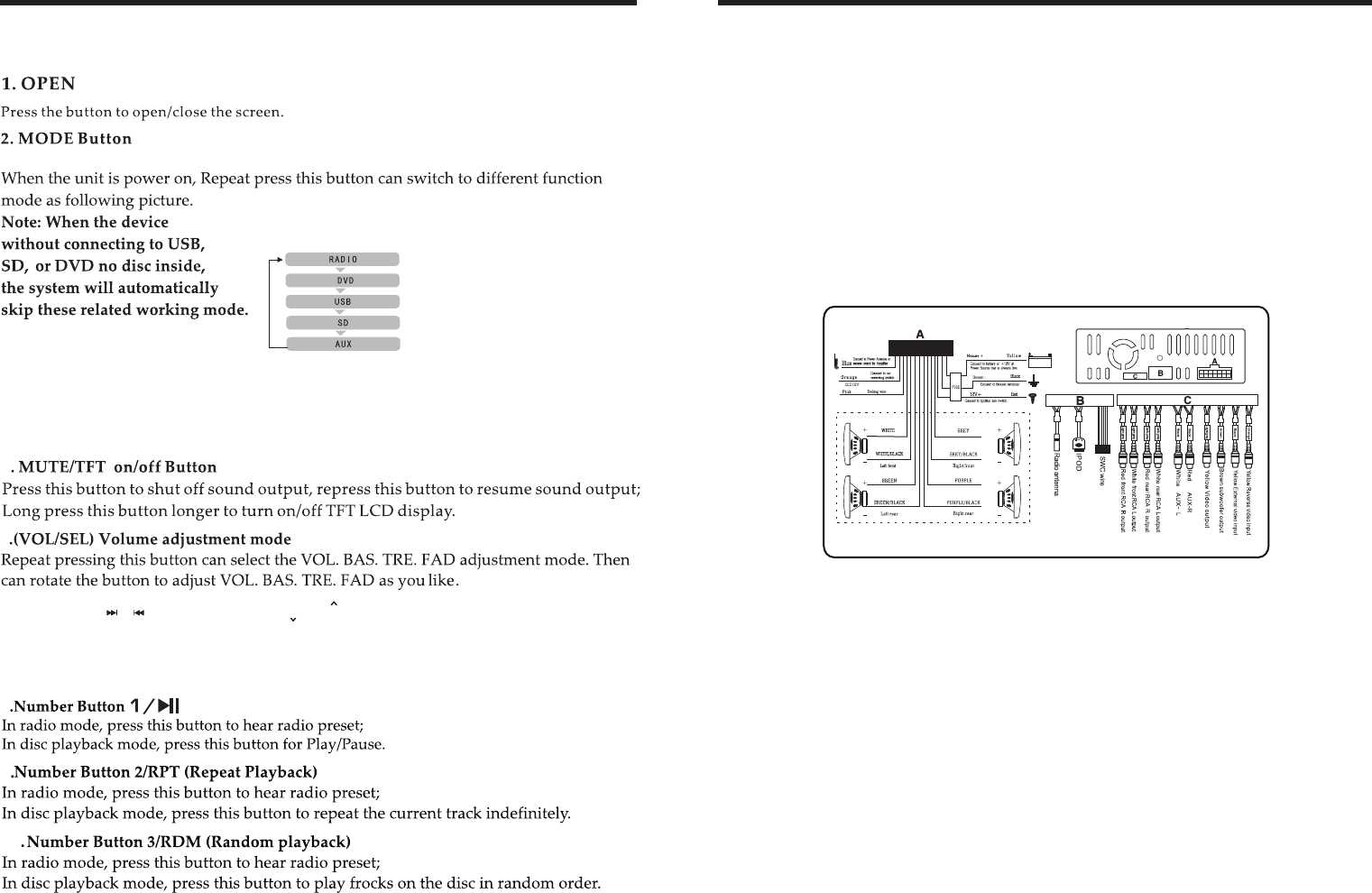 boss radio wiring diagram