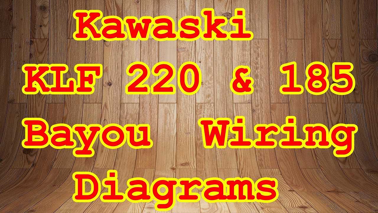 kawasaki bayou 300 wiring diagram