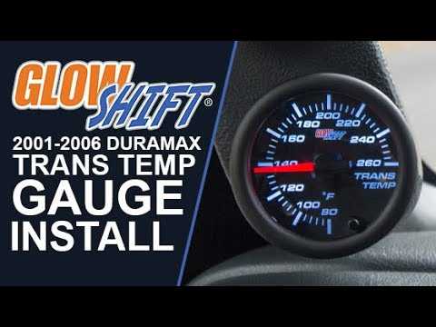 glowshift trans temp gauge wiring diagram