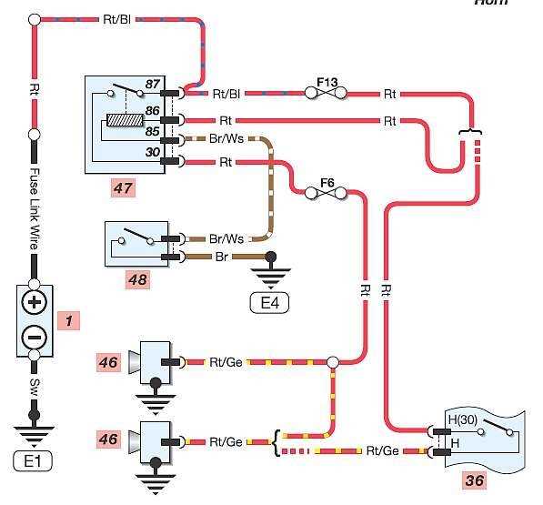 air horn relay wiring diagram