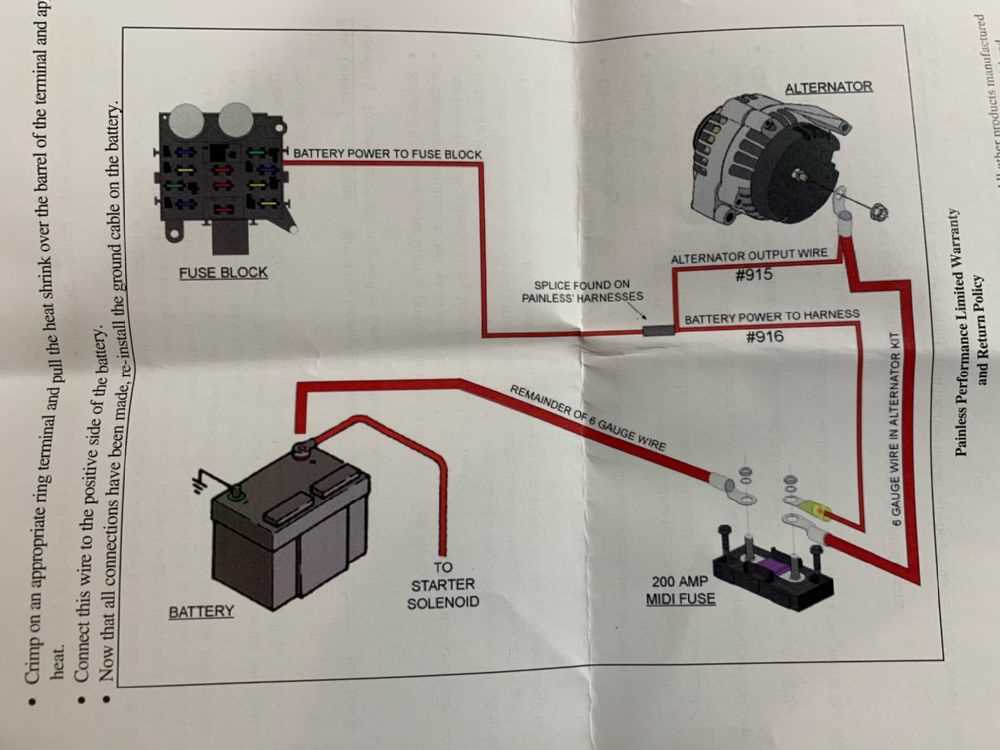 gm single wire alternator wiring diagram