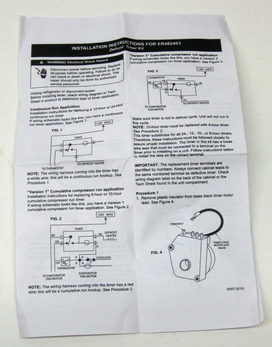 defrost timer wiring diagram