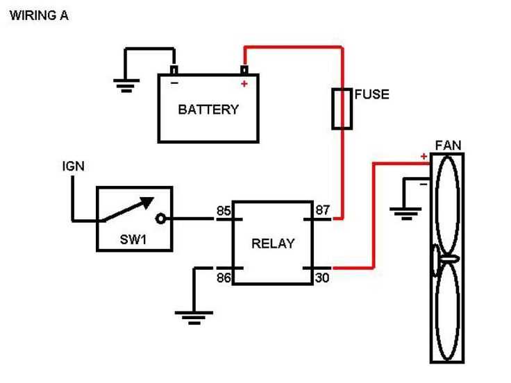 electric car fan wiring diagram