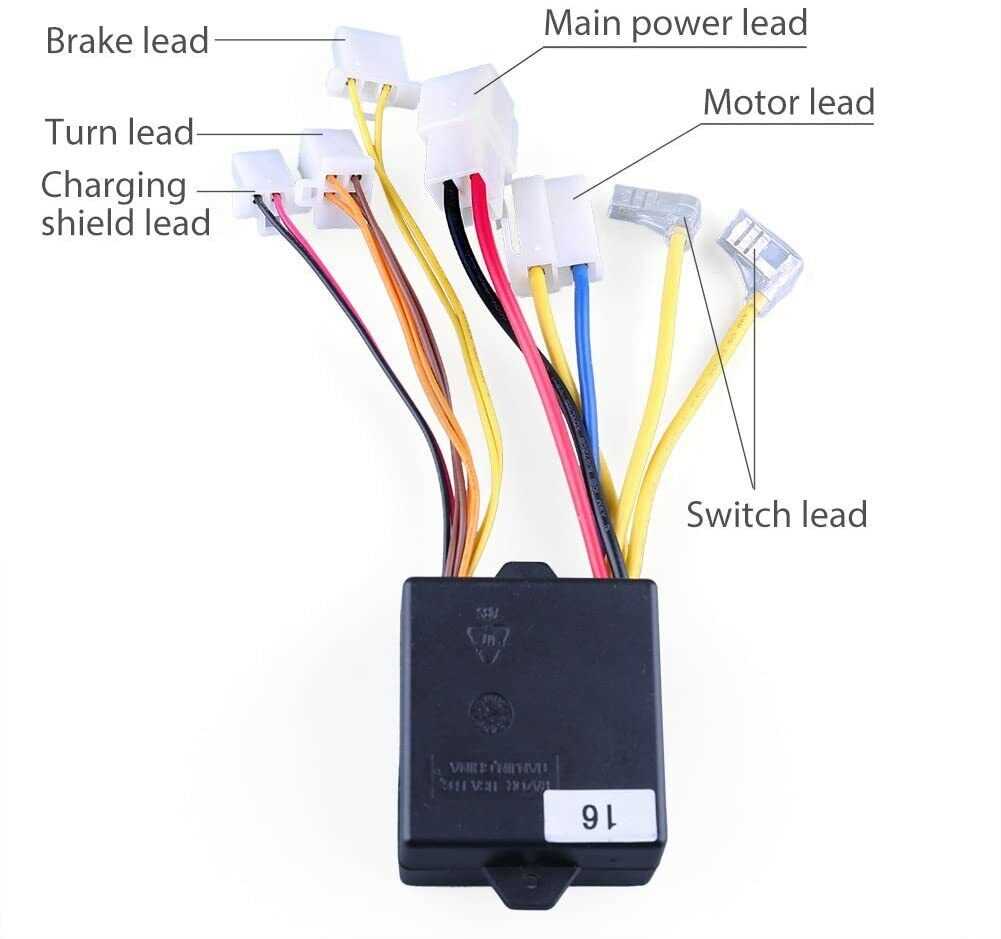 razor e100 wiring diagram