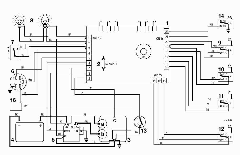 lawn mower wiring diagram