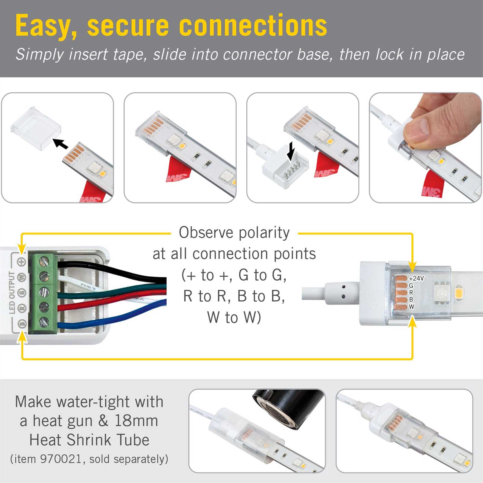 led strip light wiring diagram