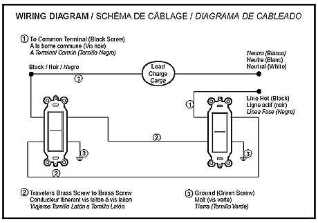 leviton switch wiring diagram 3 way