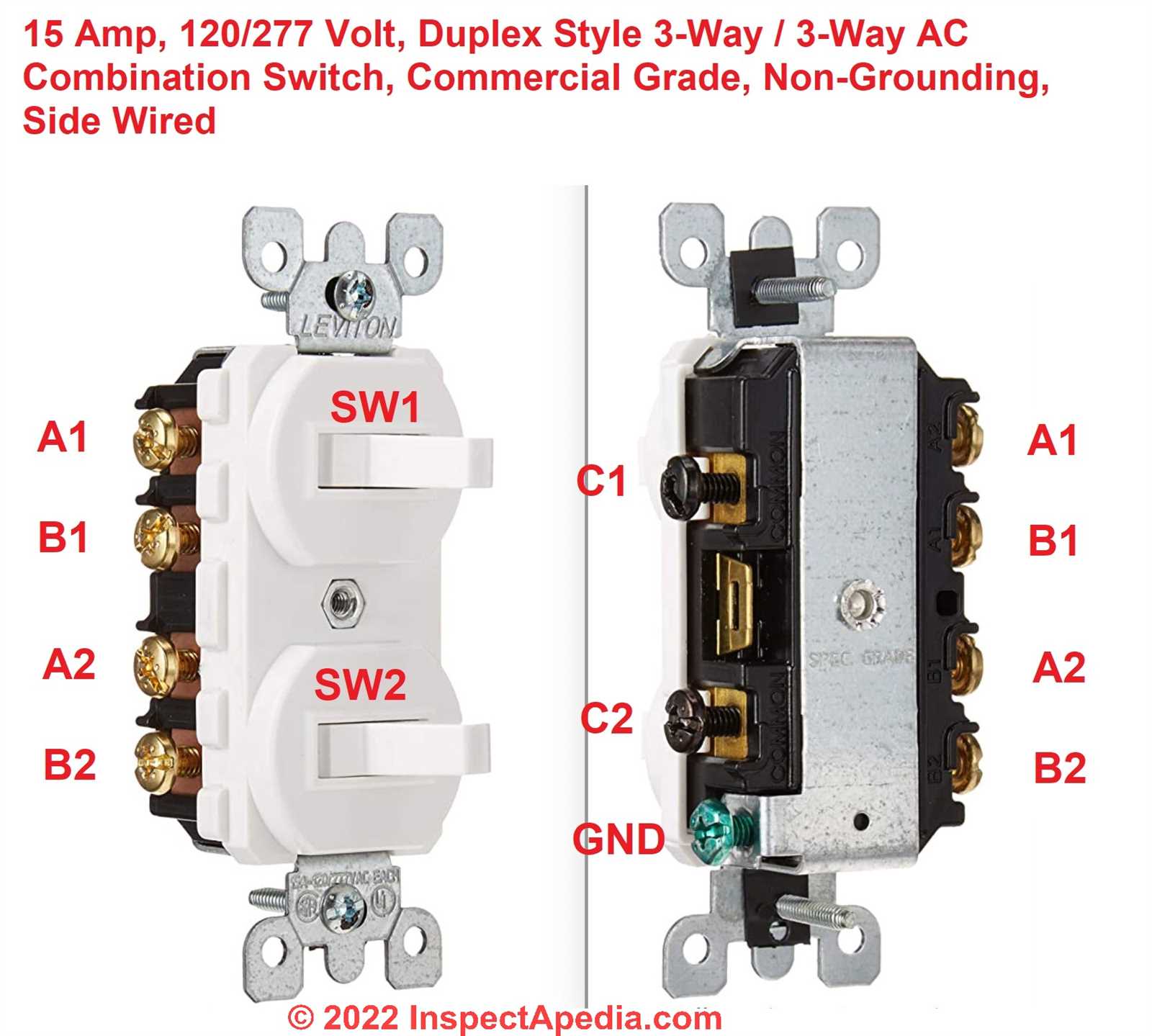 leviton two switch wiring diagram