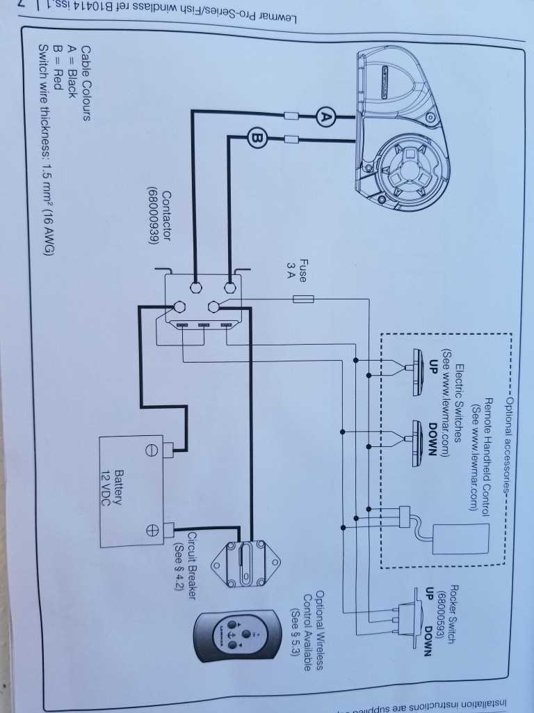 lewmar dual direction contactor wiring diagram