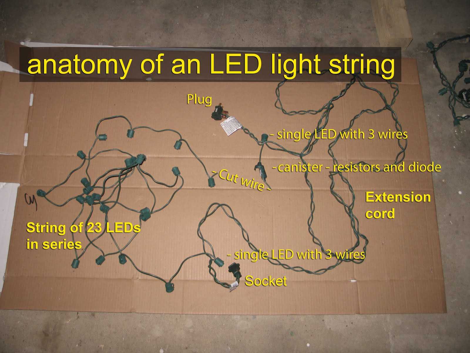 diagram of christmas light wiring