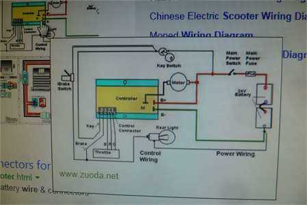 wiring diagram for mobility scooter