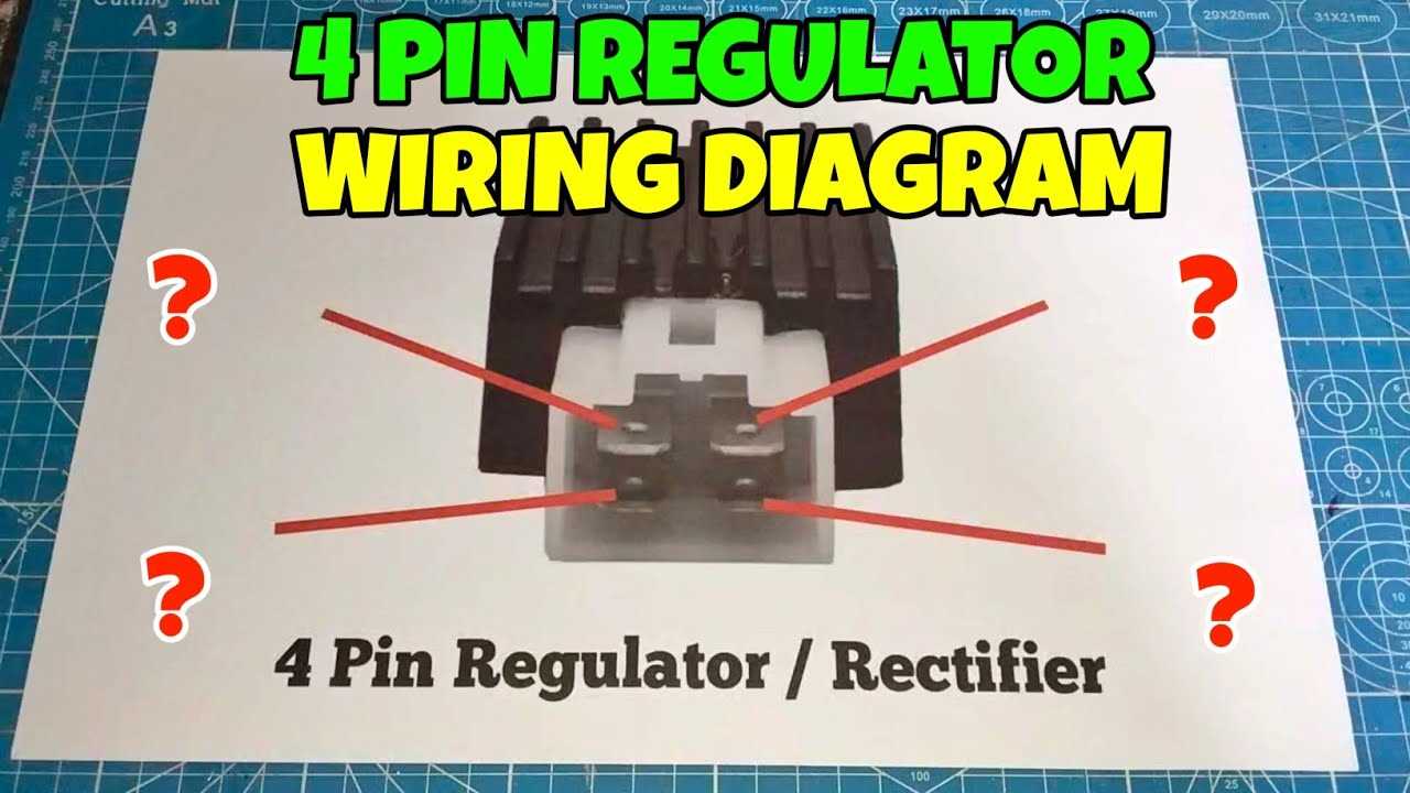 12 volt 4 pin regulator rectifier wiring diagram