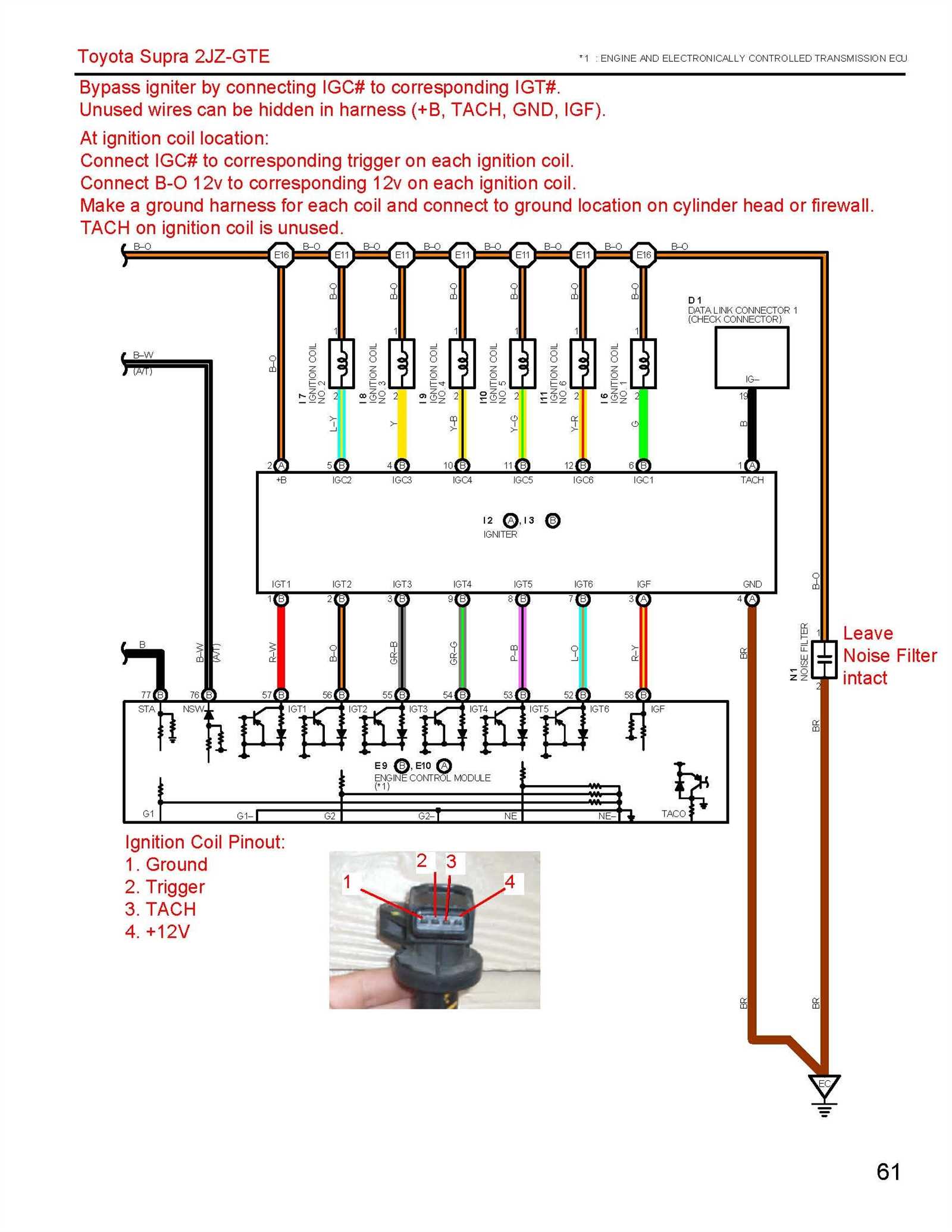 ls coil harness wiring diagram