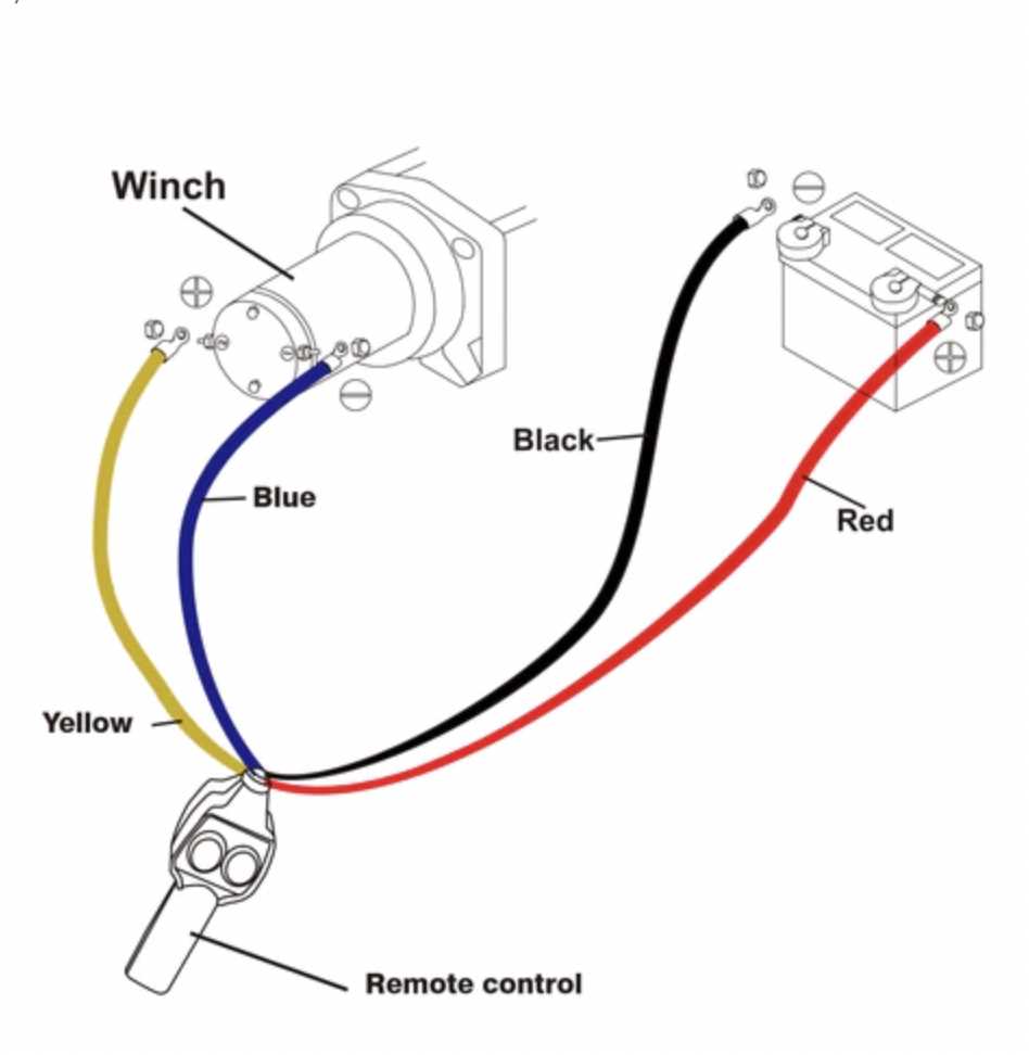 wiring diagram for a warn winch