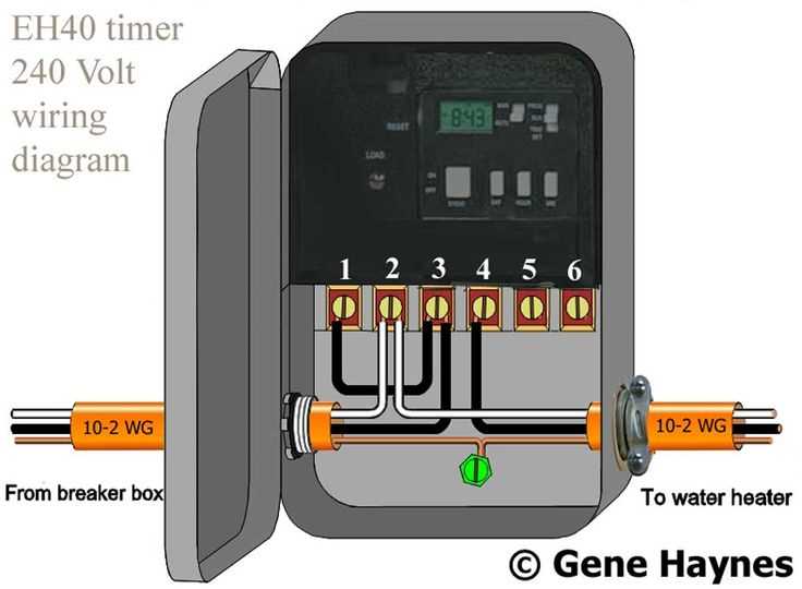 wiring diagram for intermatic timer