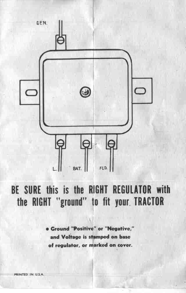 farmall cub 6 volt wiring diagram