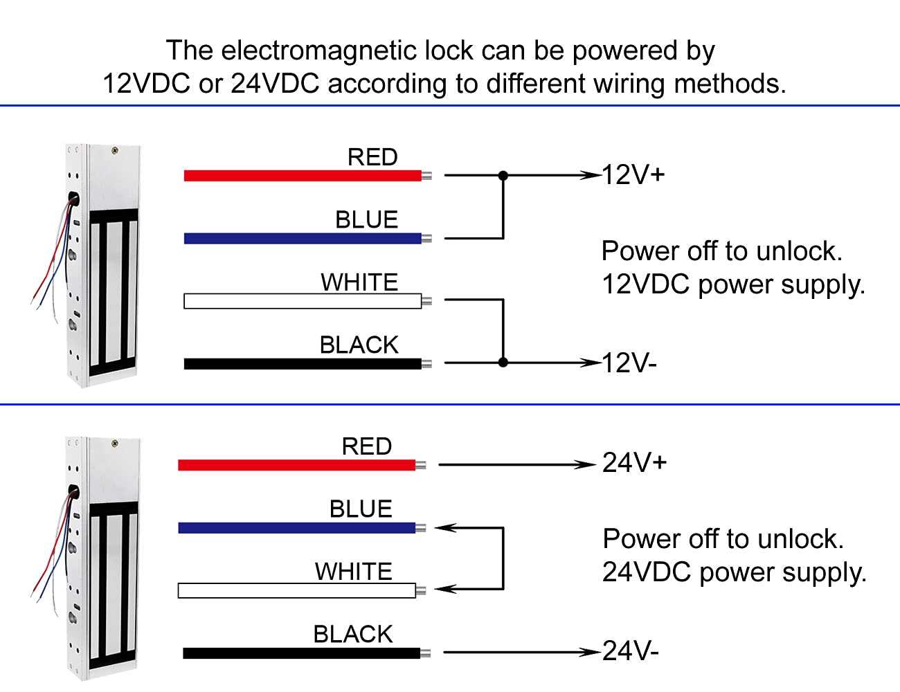 magnetic lock wiring diagram