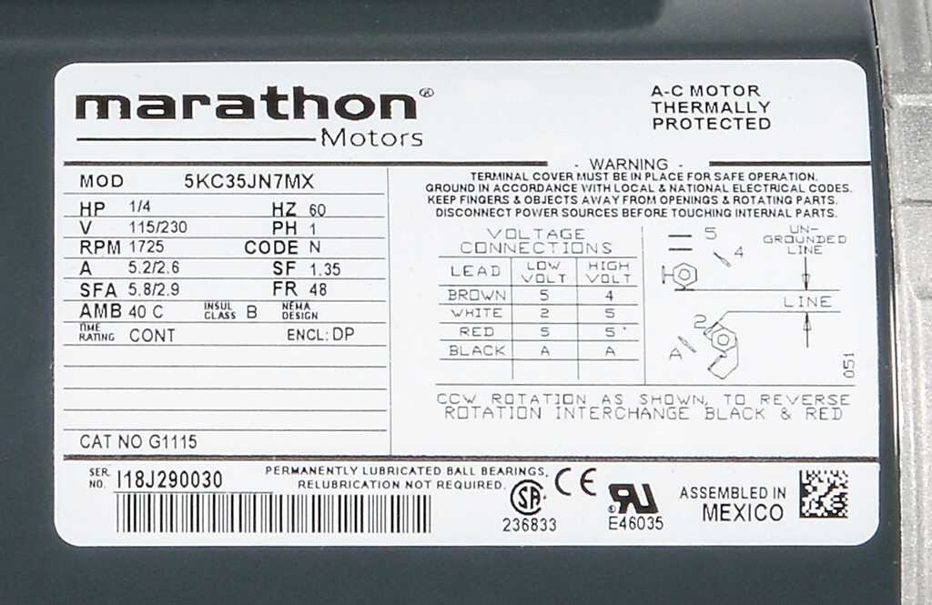 marathon motor wiring diagram