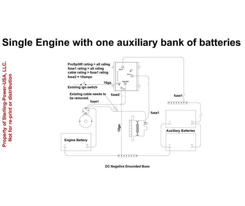 marine single battery switch wiring diagram