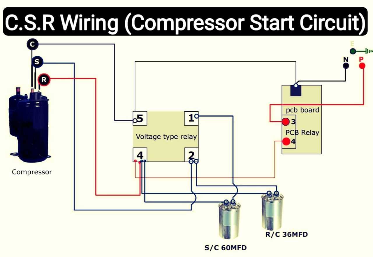 aircon compressor wiring diagram