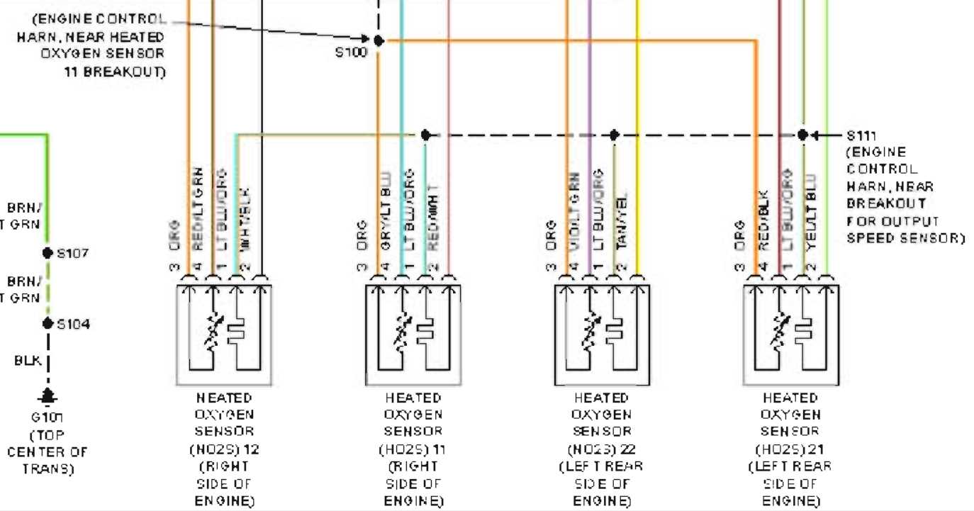 ford wiring diagram color codes