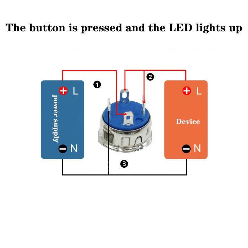 button switch wiring diagram