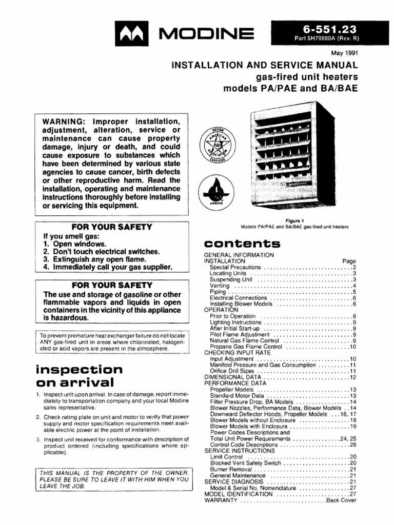 modine heater wiring diagram