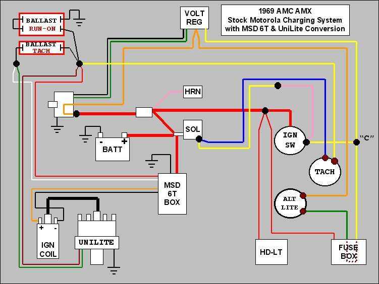 motorola alternator wiring diagram