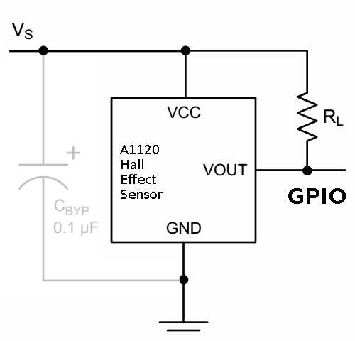 hall effect sensor wiring diagram