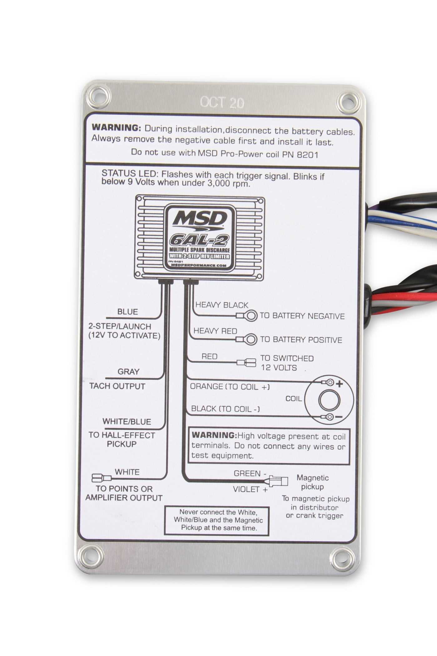 msd 6al 2 step wiring diagram