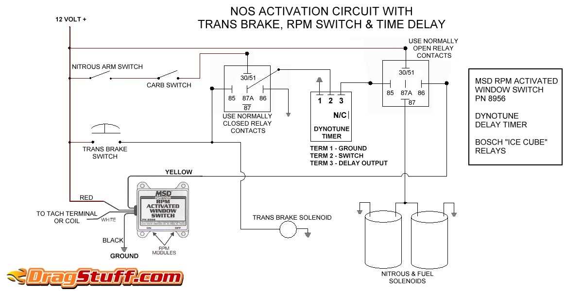 msd rpm activated switch wiring diagram