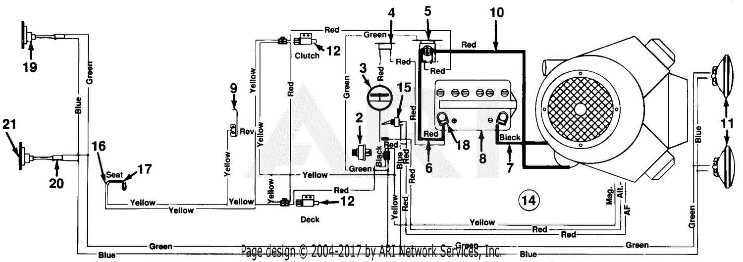 mtd ignition switch wiring diagram