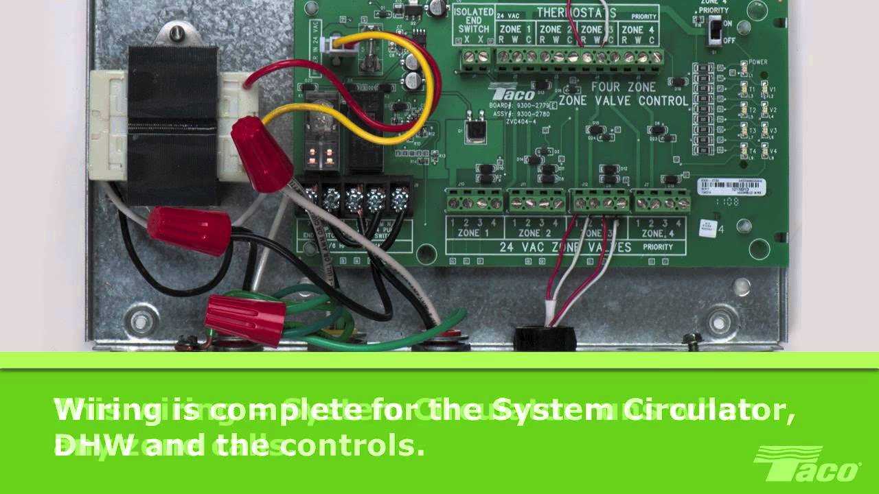 3 wire taco zone valve wiring diagram