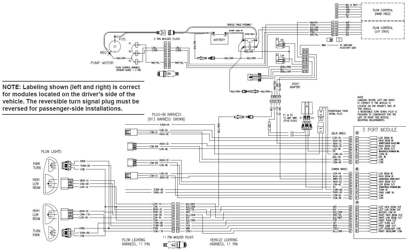 plow solenoid wiring diagram