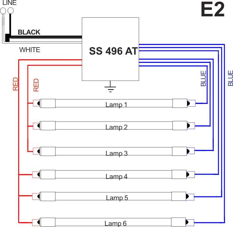 4 lamp 2 ballast wiring diagram