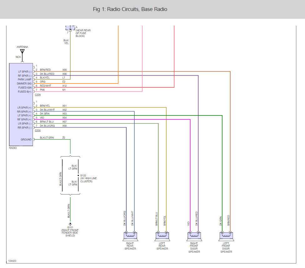 2005 dodge ram stereo wiring diagram