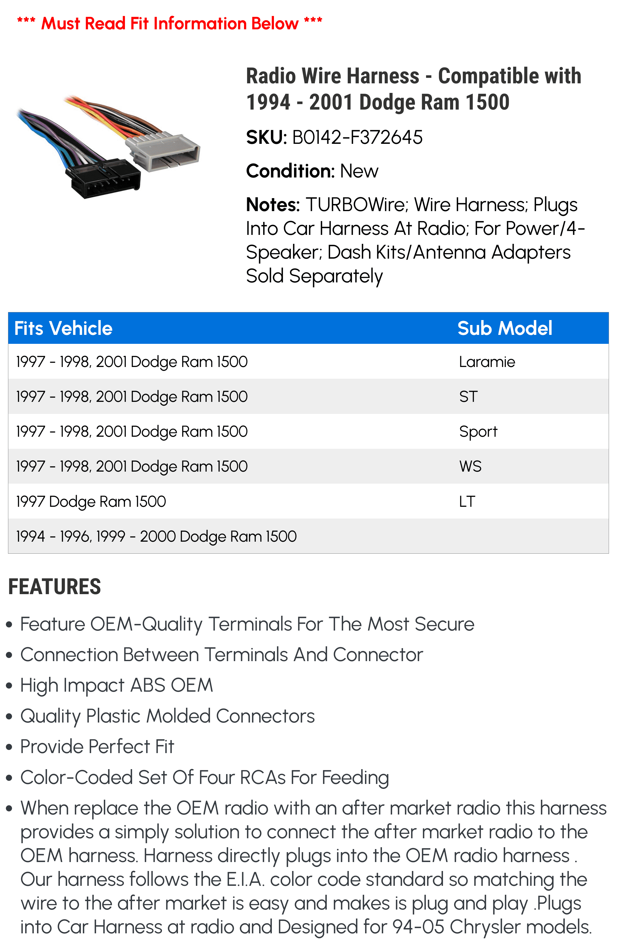 2000 dodge ram radio wiring diagram