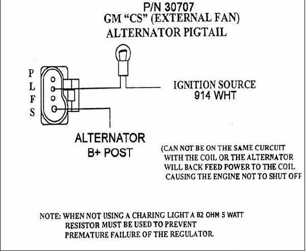 single wire alternator wiring diagram