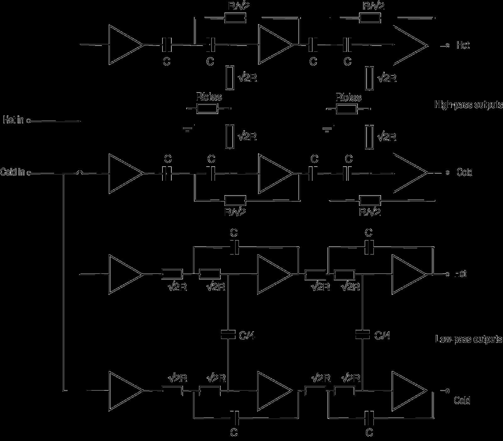 3 way speaker crossover wiring diagram