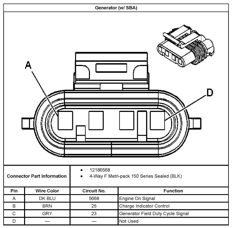 gm 4 wire alternator wiring diagram