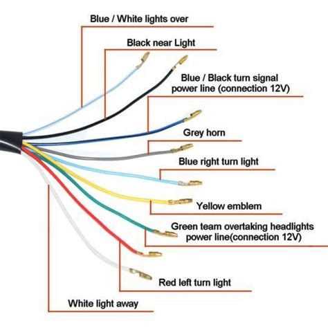 universal handlebar switch wiring diagram