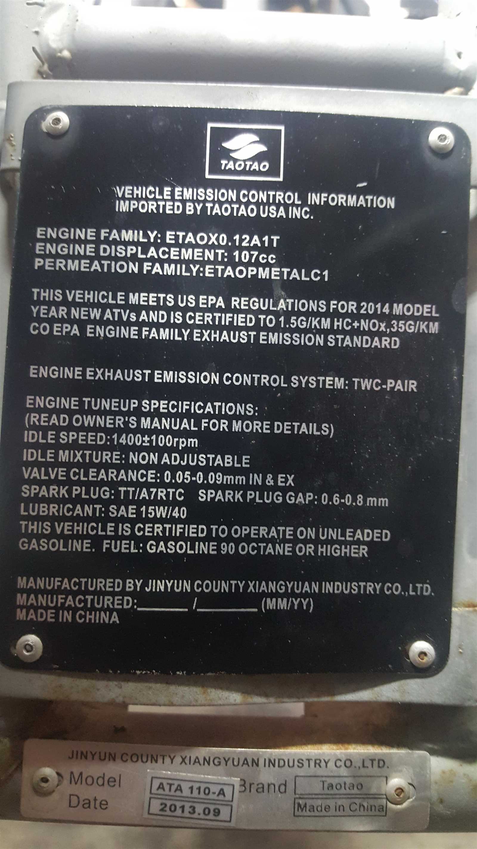 taotao 125cc atv wiring diagram