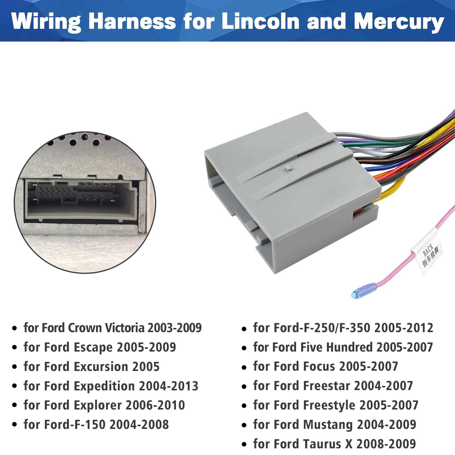 ford f150 radio wiring harness diagram